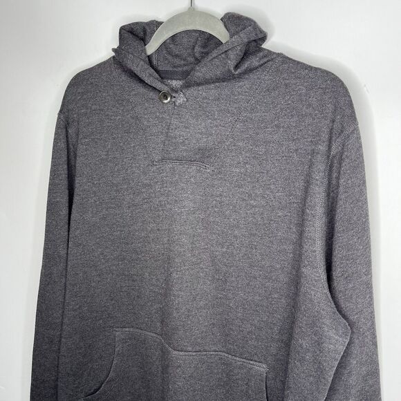 J. Crew Vintage Fleece Cowl Shawl Neck Sweatshirt Gray Pullover Men’s Size XL - Picture 3 of 7